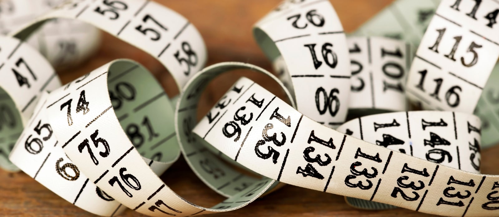 Measuring tape - weight loss, diet - banner